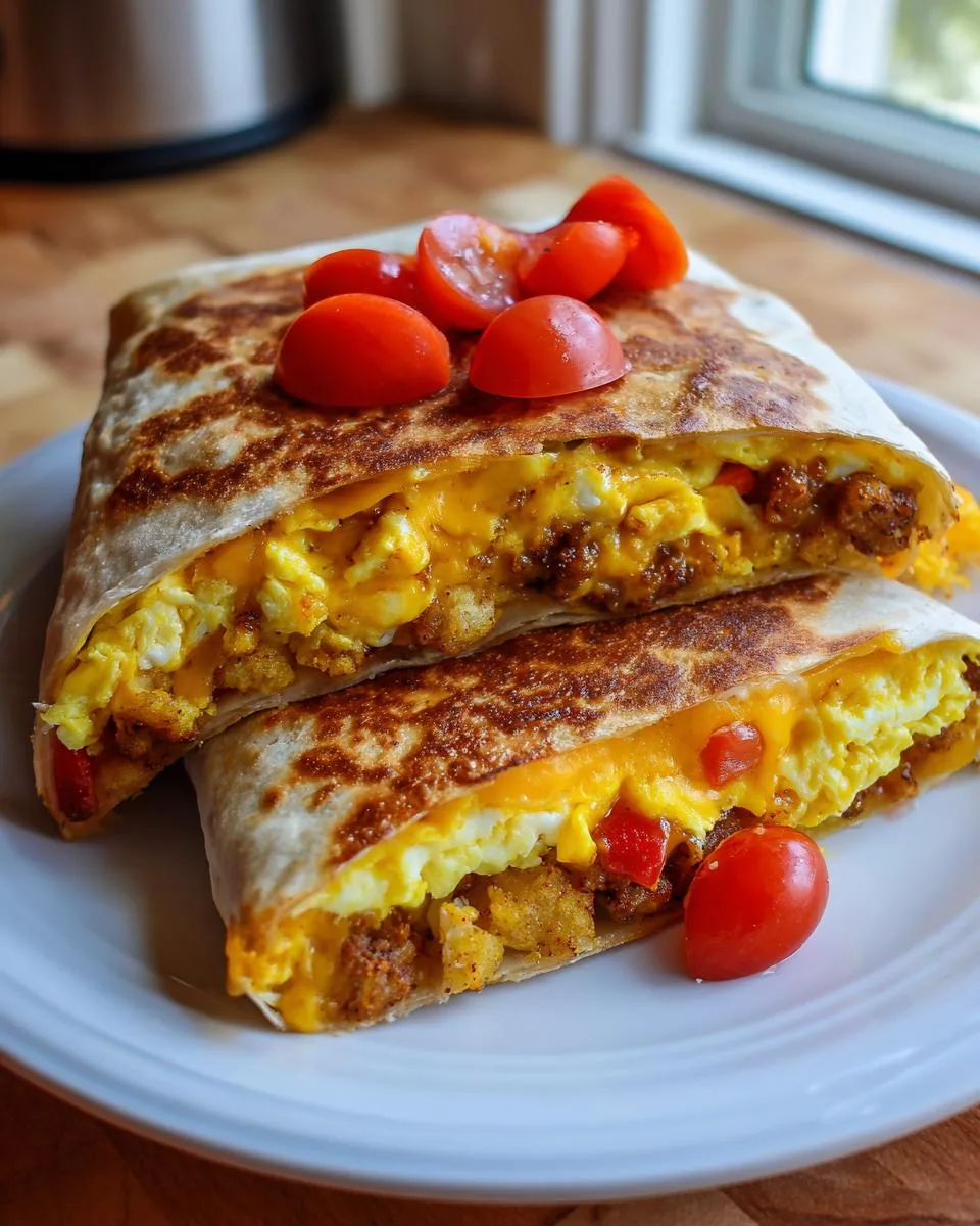 breakfast crunchwrap - detail 3
