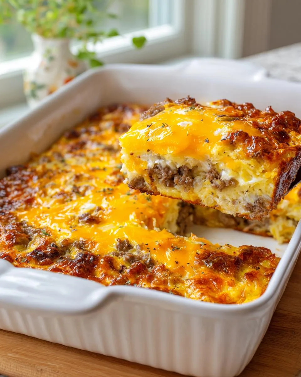 breakfast hashbrown casserole - detail 3