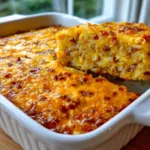 cheesy egg hashbrown brunch casserole