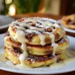 cinnamon roll pancakes