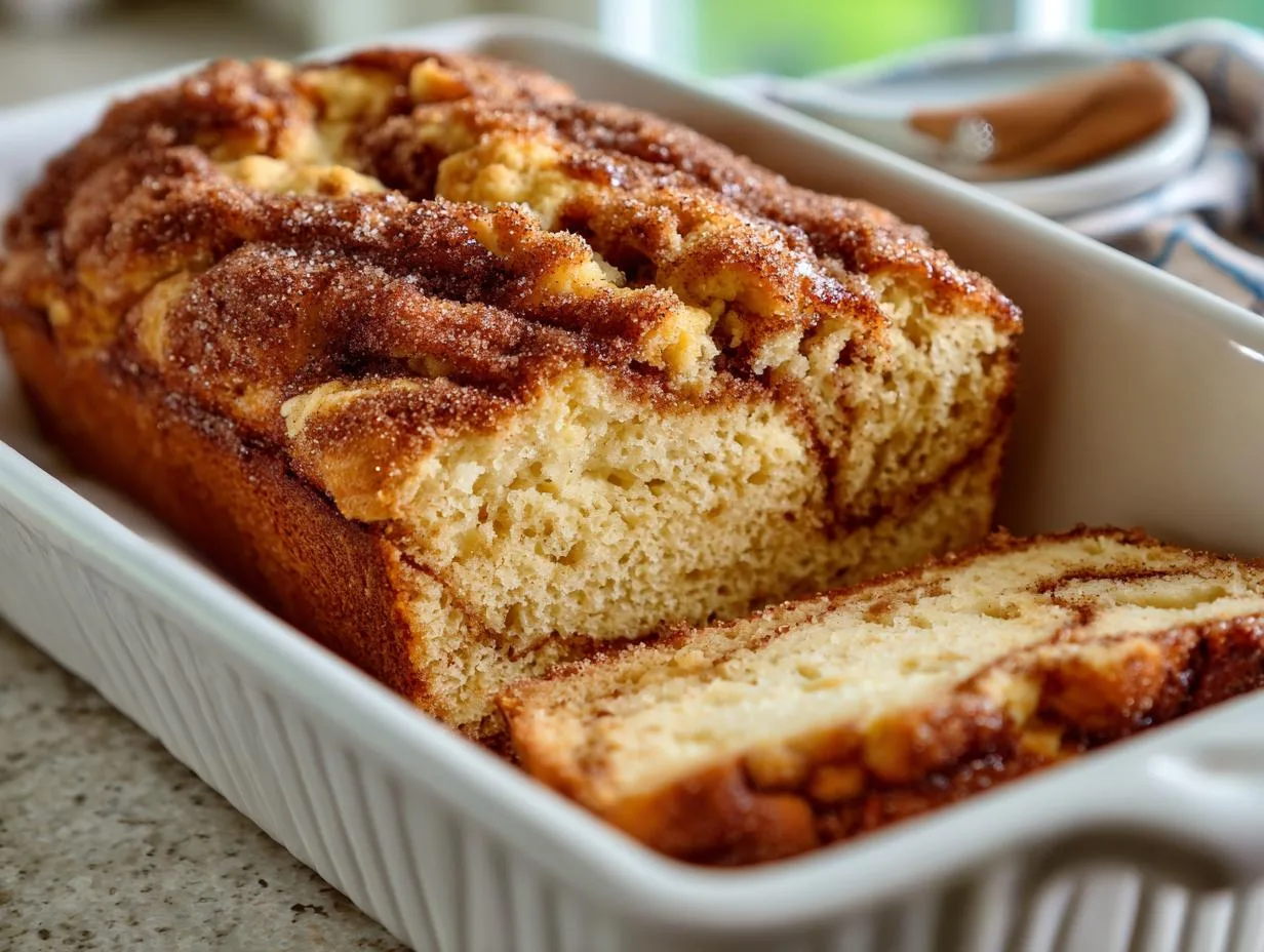 Irresistible Cinnamon Sugar Donut Bread in 60 Minutes