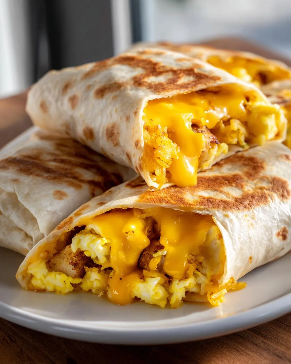 egg breakfast wraps - detail 2