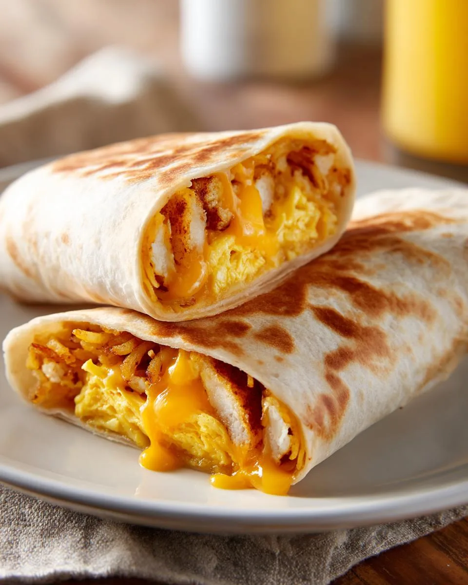 egg breakfast wraps - detail 3