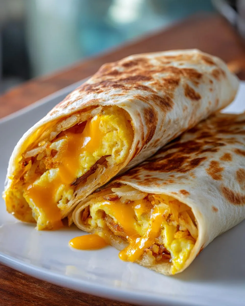 egg breakfast wraps - detail 4