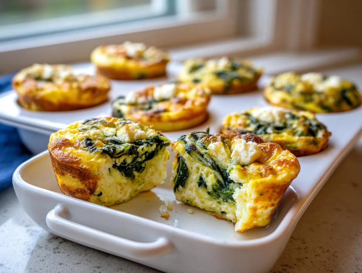 Effortless Eggs Spinach Feta Muffins – 35 Minute Breakfast Magic