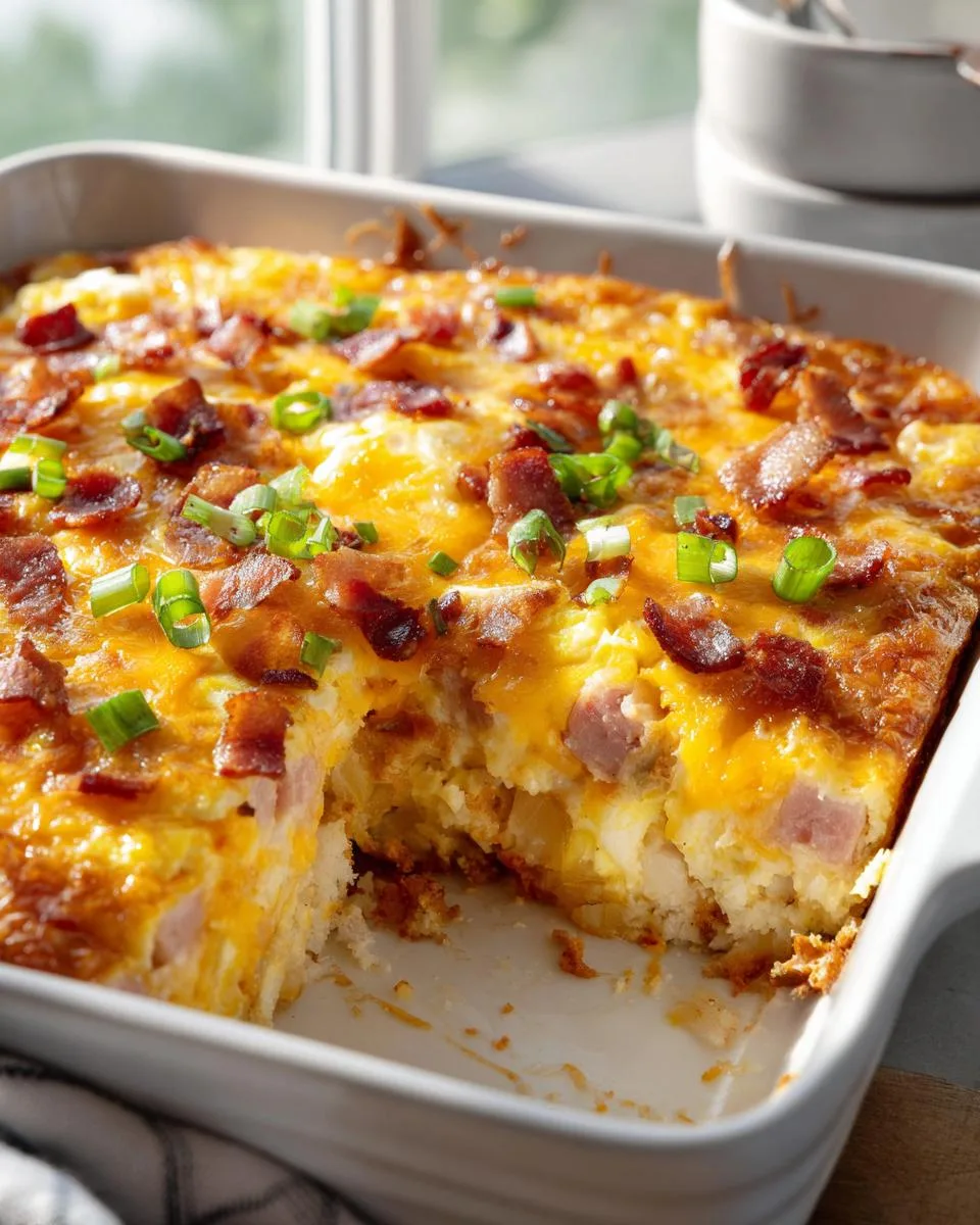 farmer breakfast casserole - detail 2