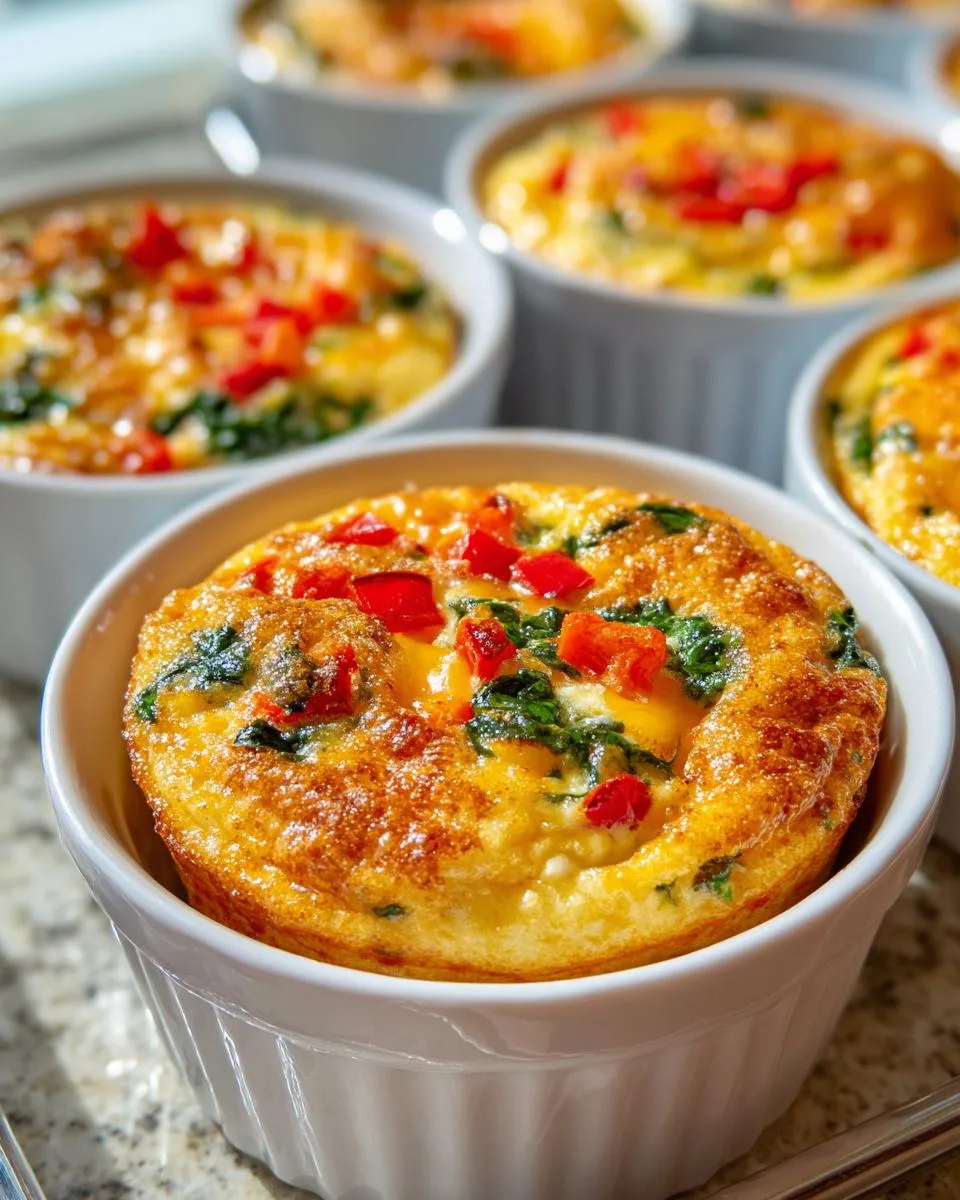 healthy breakfast egg muffins - detail 4