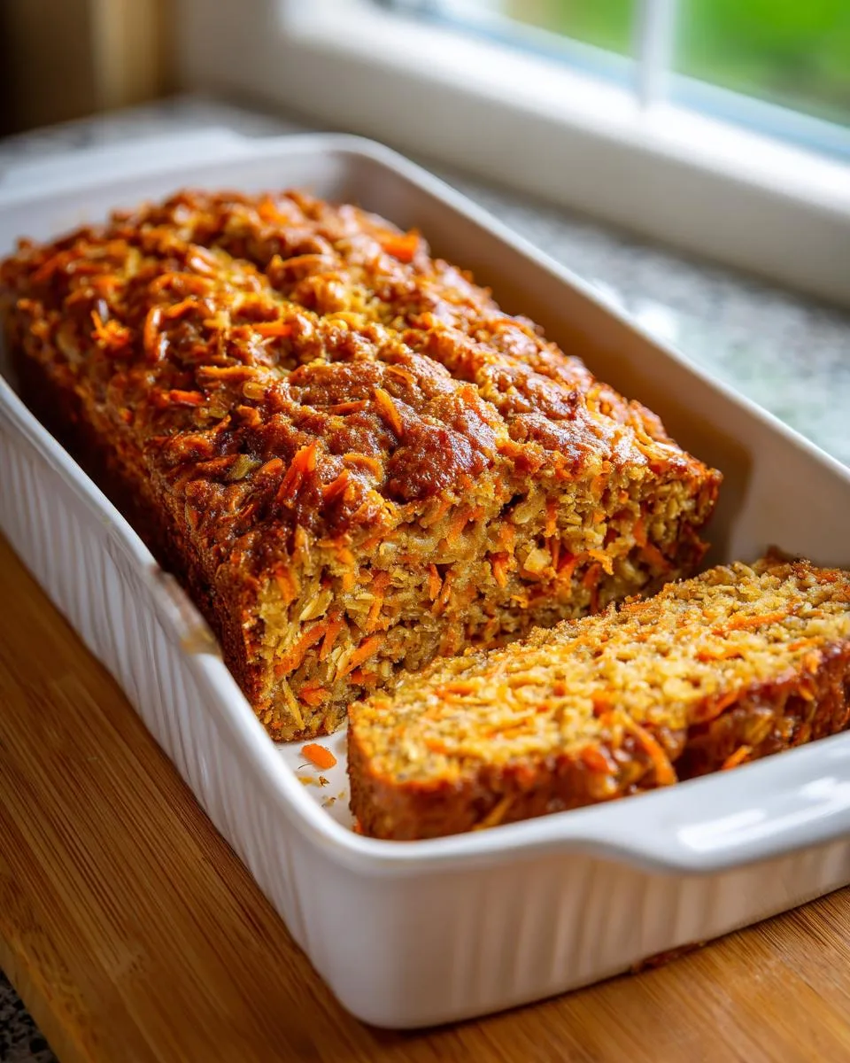 oatmeal carrot cake - detail 3