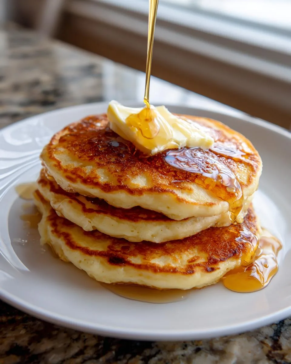 old-fashioned pancakes - detail 1