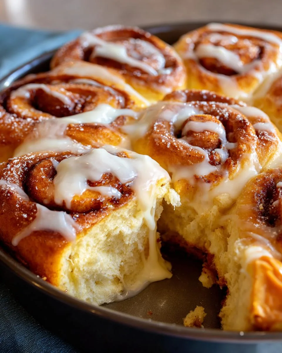 one hour cinnamon rolls - detail 1