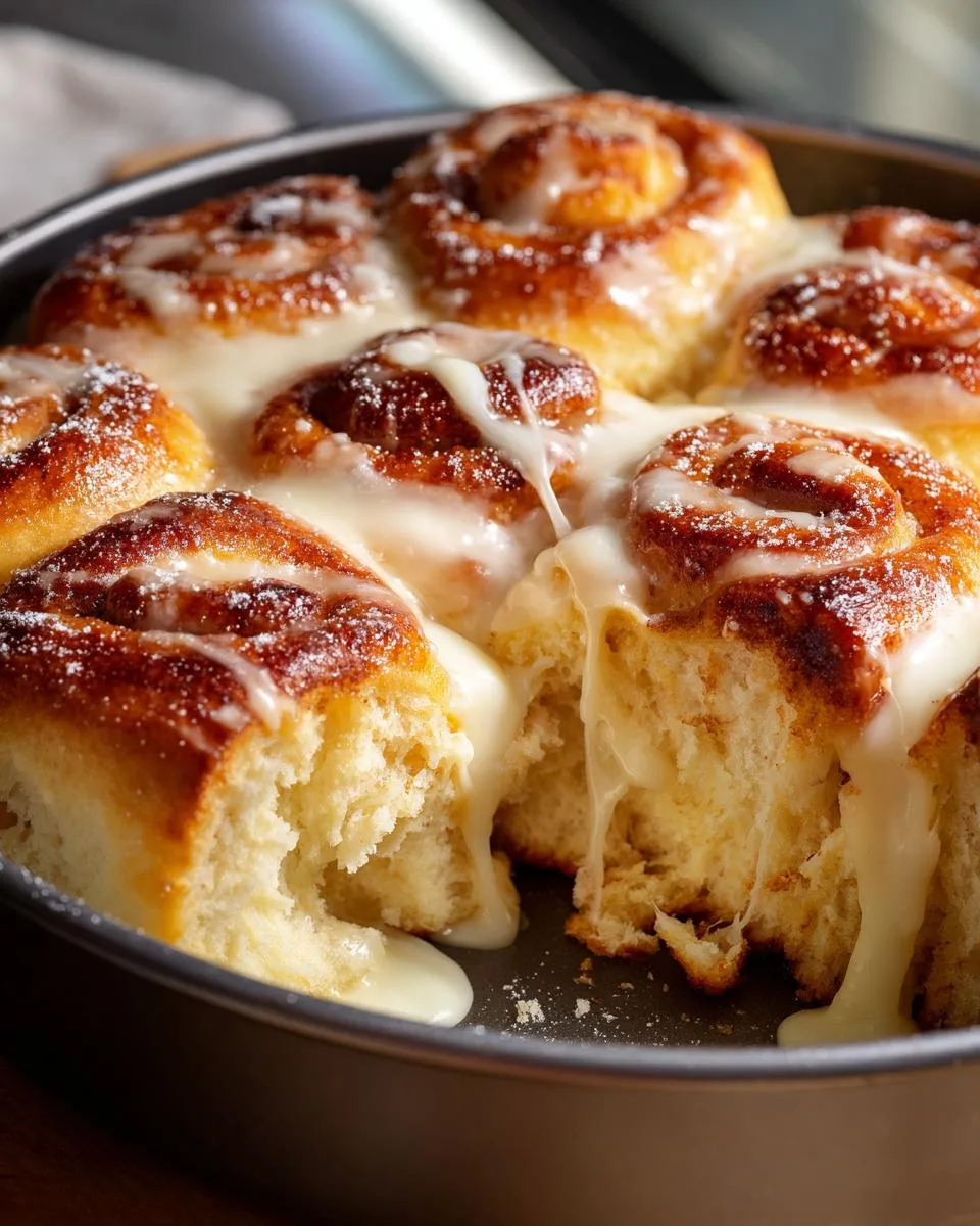 one hour cinnamon rolls - detail 2