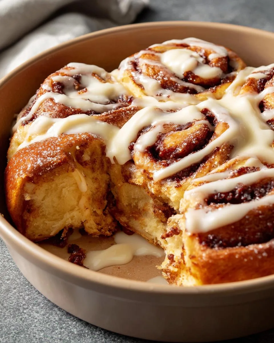 one hour cinnamon rolls - detail 3
