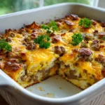 overnight breakfast strata casserole