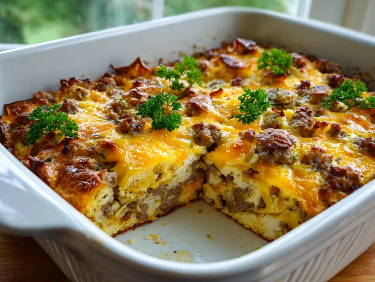 Best 5-Tip Overnight Breakfast Strata Casserole for Crowds
