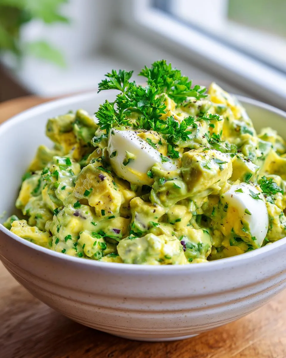 zesty avocado egg salad - detail 2