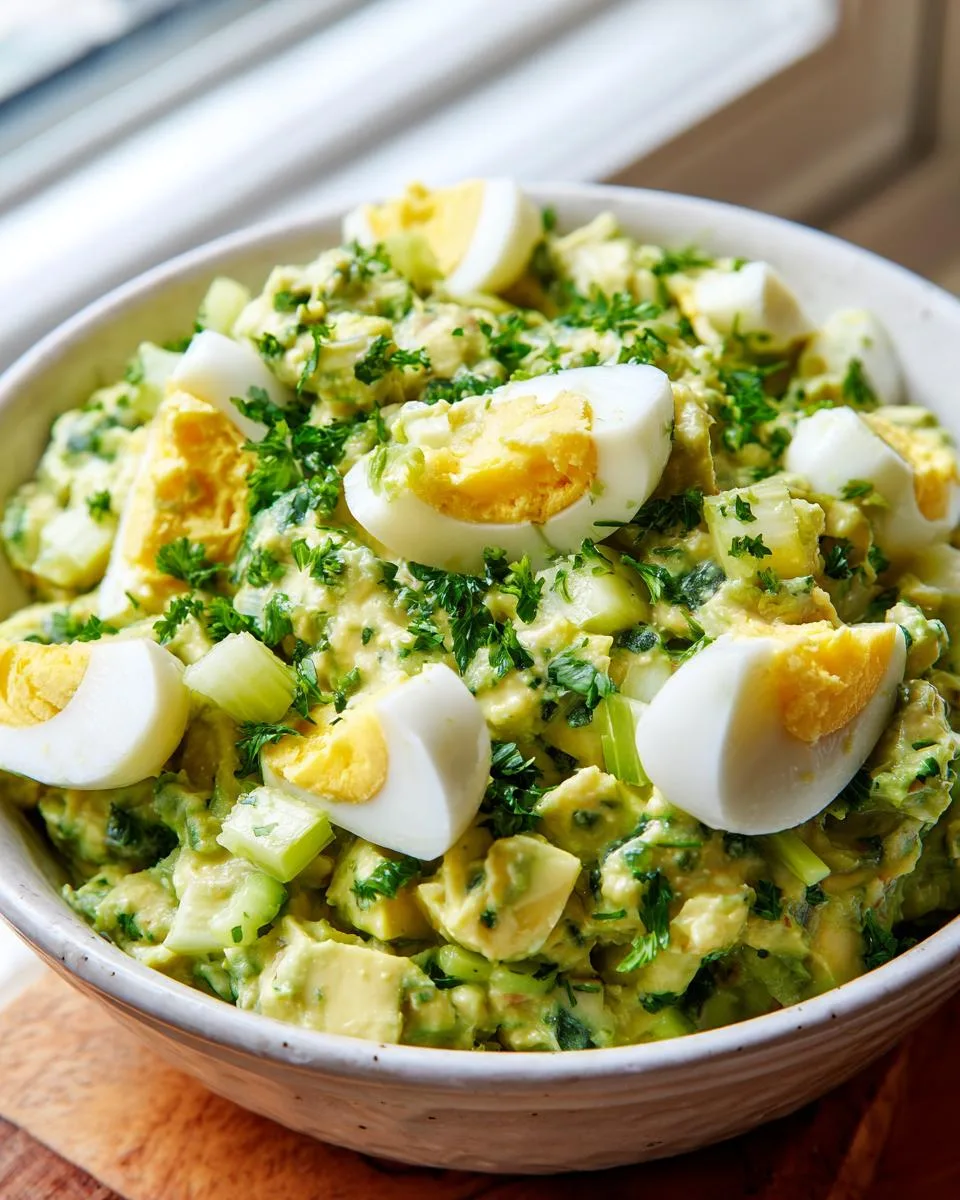 zesty avocado egg salad - detail 3