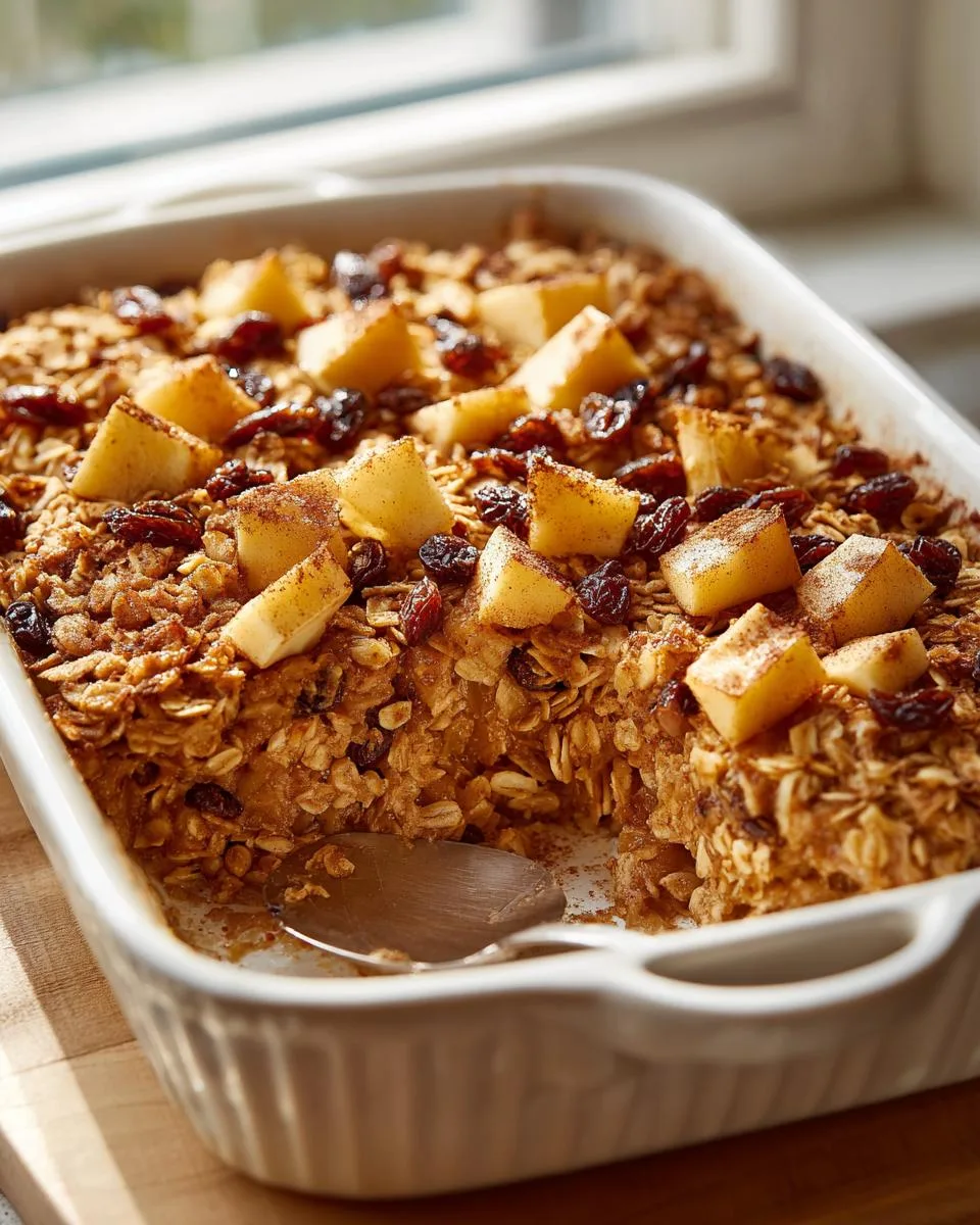 Apple Cinnamon Baked Oatmeal - detail 2