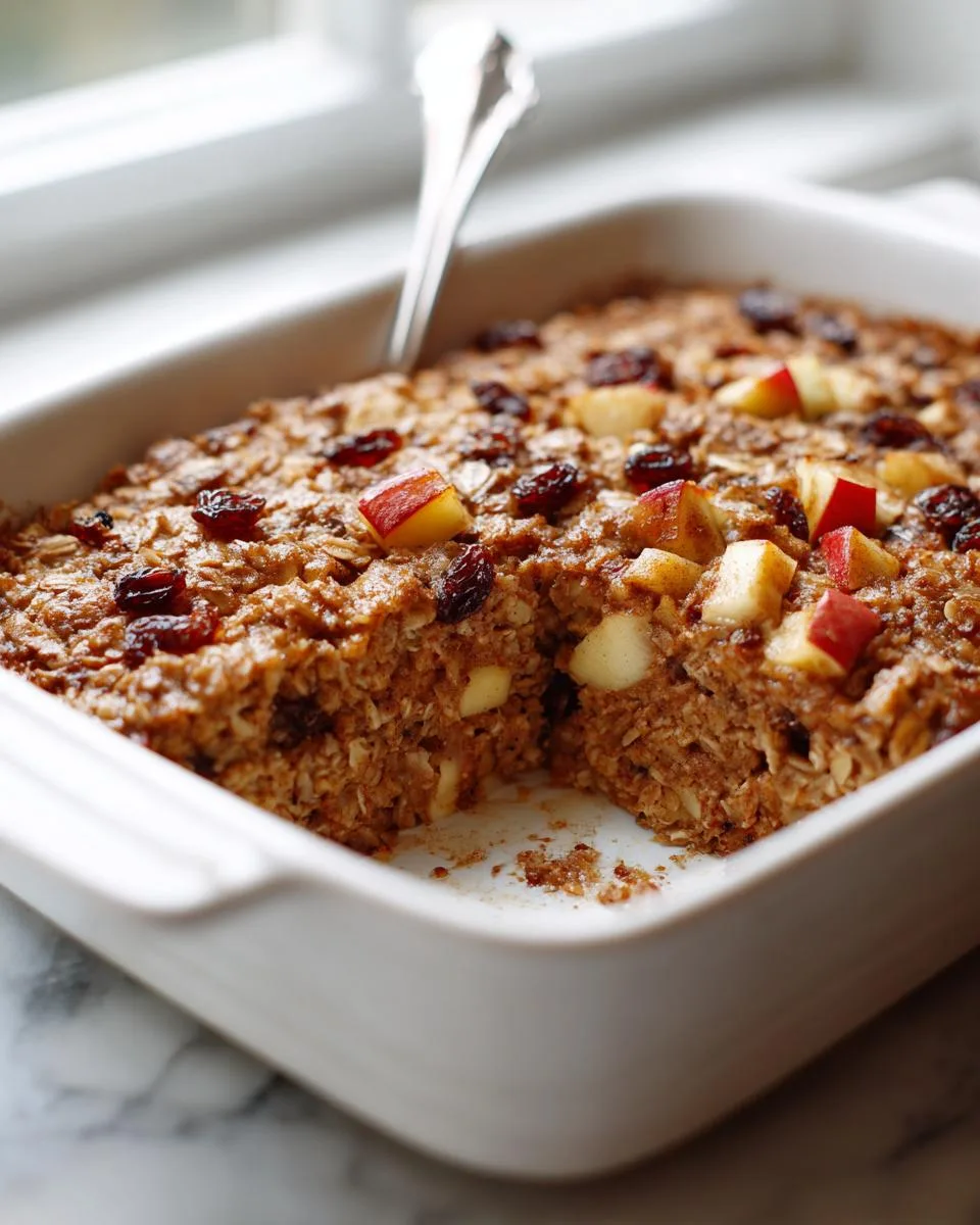 Apple Cinnamon Baked Oatmeal - detail 4