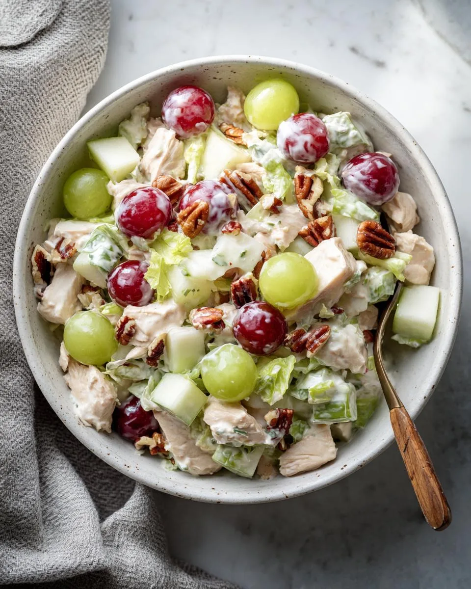 Apple Pecan Chicken Salad Bowl - detail 2