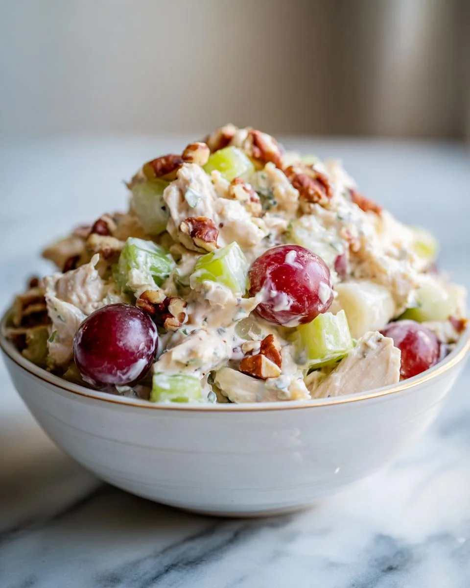 Apple Pecan Chicken Salad Bowl - detail 3