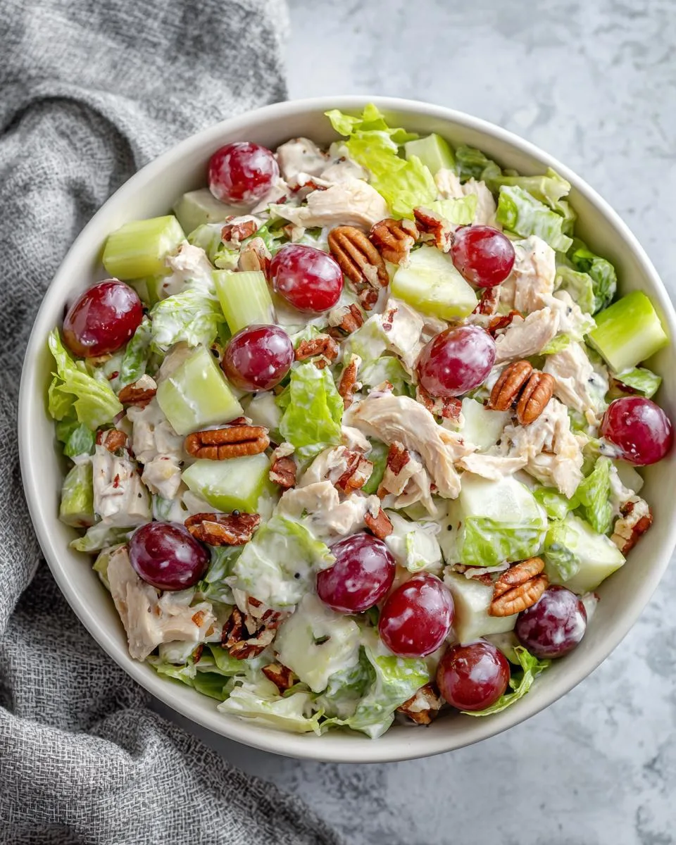 Apple Pecan Chicken Salad Bowl - detail 4