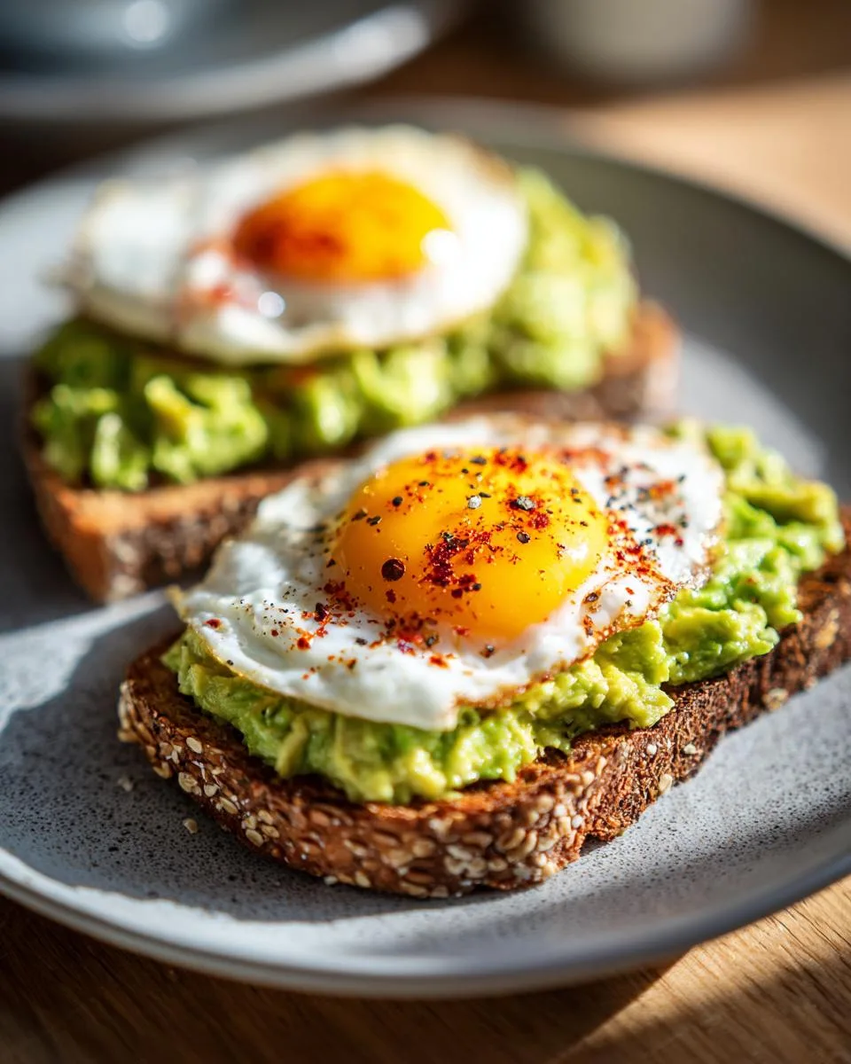 Avocado Egg Breakfast Toasts - detail 2