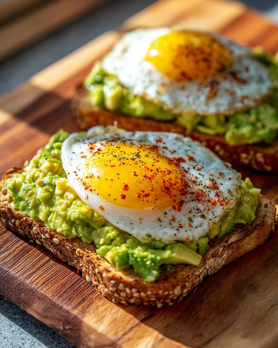 Avocado Egg Breakfast Toasts - detail 3