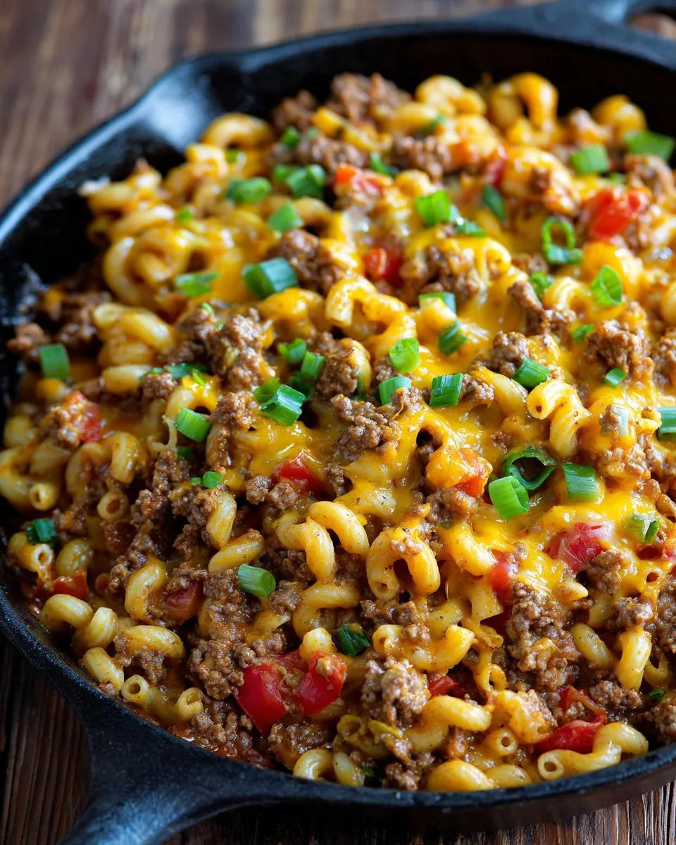 Beef Taco Pasta Skillet - detail 1