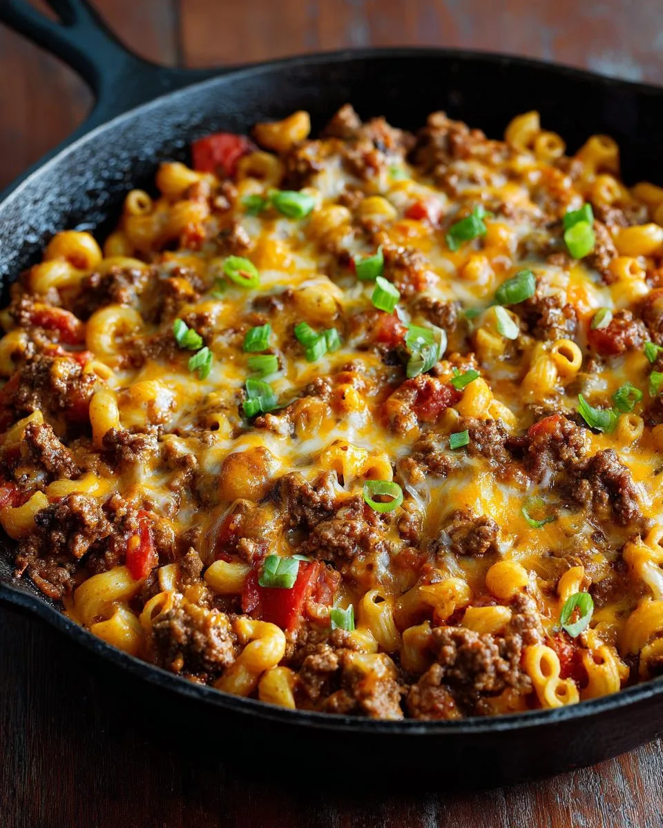 Beef Taco Pasta Skillet - detail 2