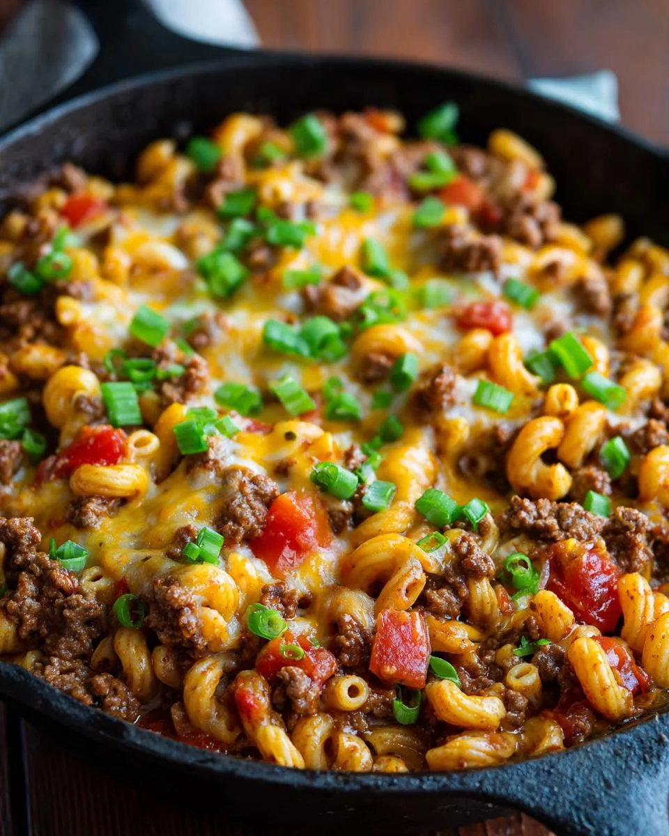 Beef Taco Pasta Skillet - detail 4