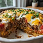 Beefy Zucchini Pizza Casserole