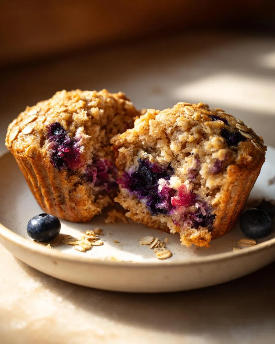 Berry Oatmeal Muffins - detail 3