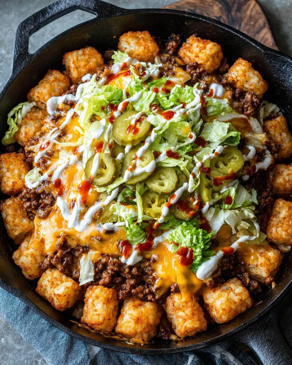 Big Mac Tater Tot Casserole Recipe - detail 2