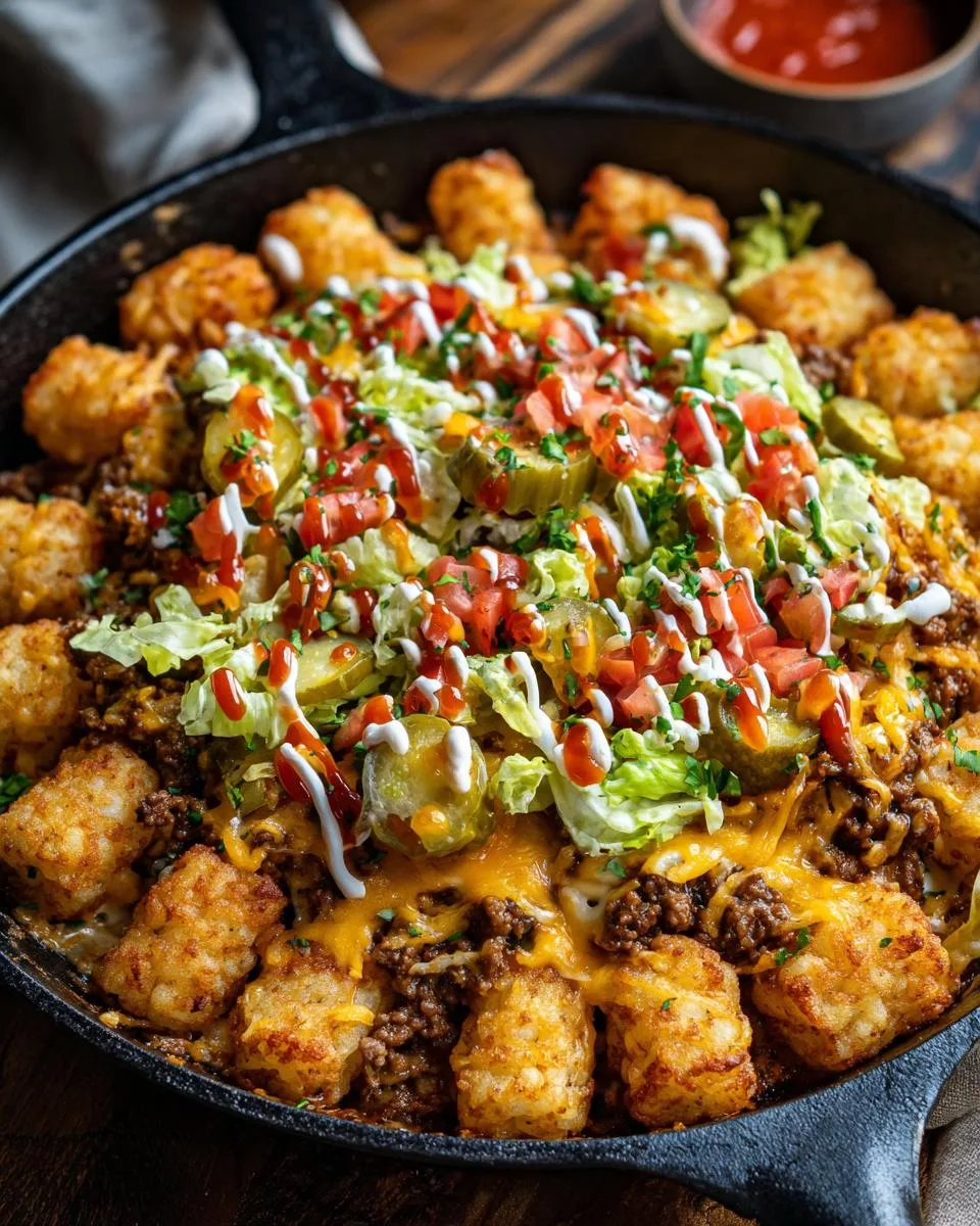 Big Mac Tater Tot Casserole Recipe - detail 4