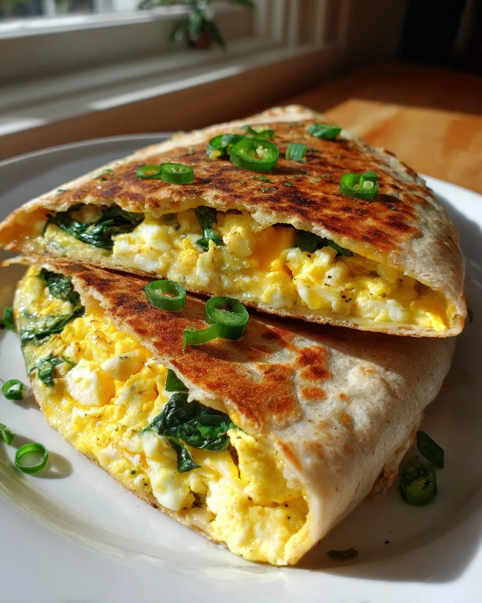 Breakfast Quesadilla Freezer Wraps - detail 1