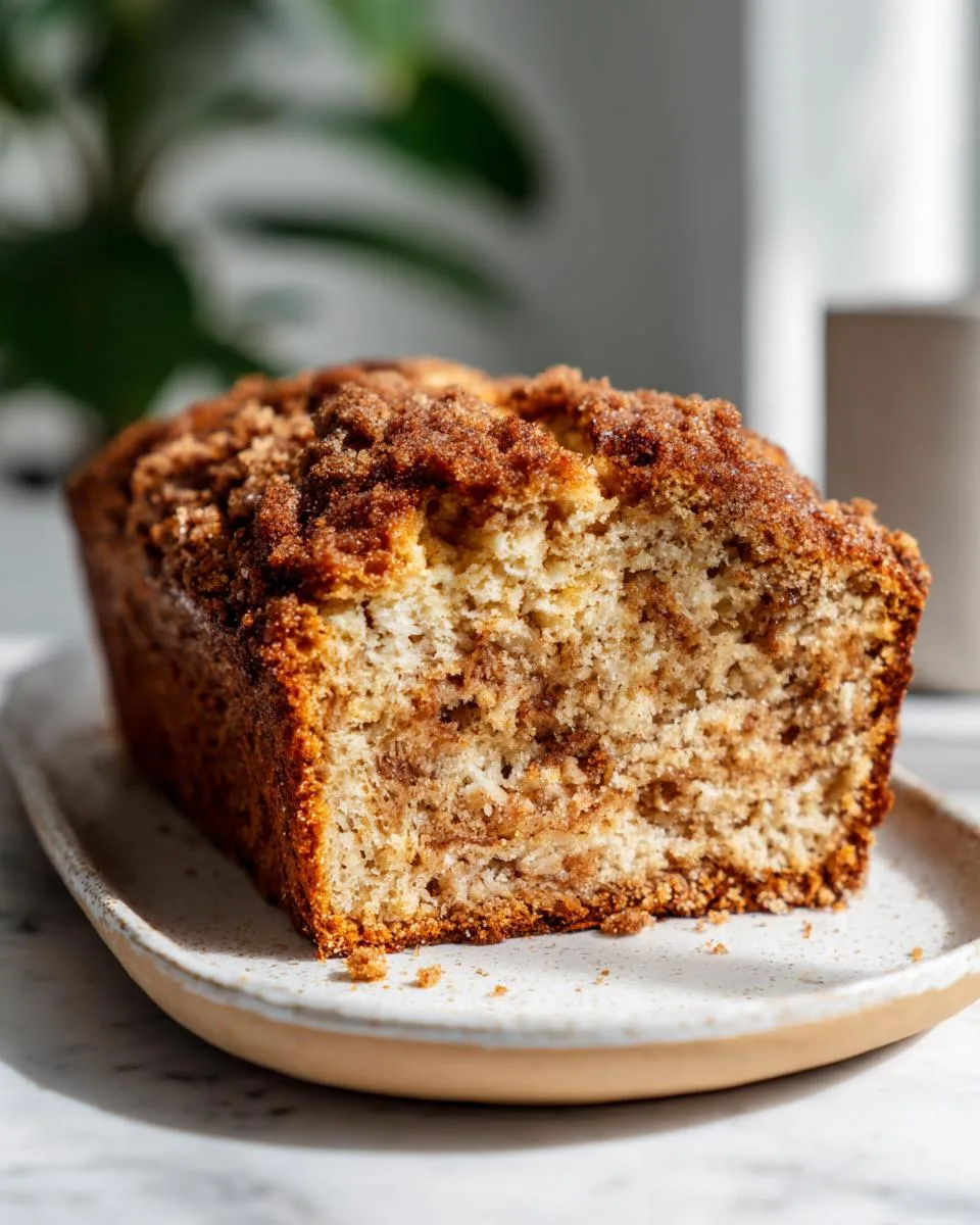 Buttermilk Rhubarb Bread Loaf - detail 2