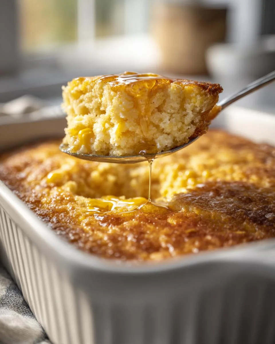 Buttery Scalloped Corn Casserole - detail 3