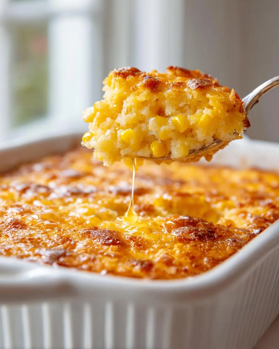 Buttery Scalloped Corn Casserole - detail 4