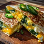 Cheddar Egg Breakfast Quesadillas