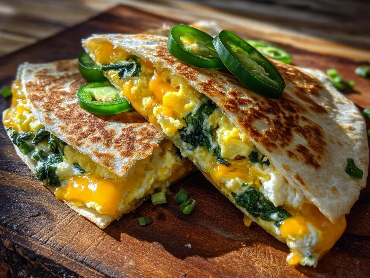 20-Minute Cheddar Egg Breakfast Quesadillas That Wow