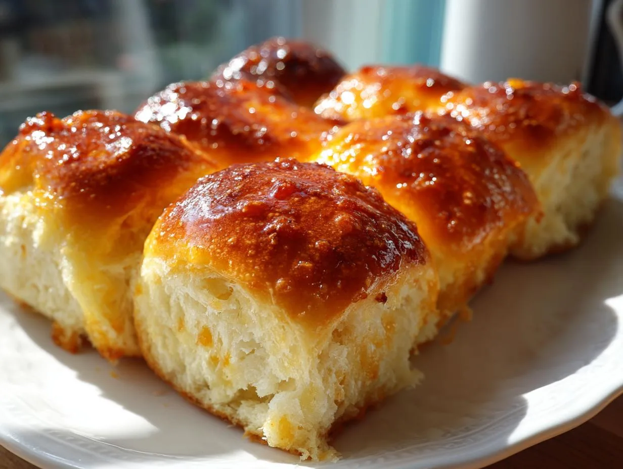 Irresistible Cheddar Garlic Dinner Rolls Recipe in 3 Easy Steps