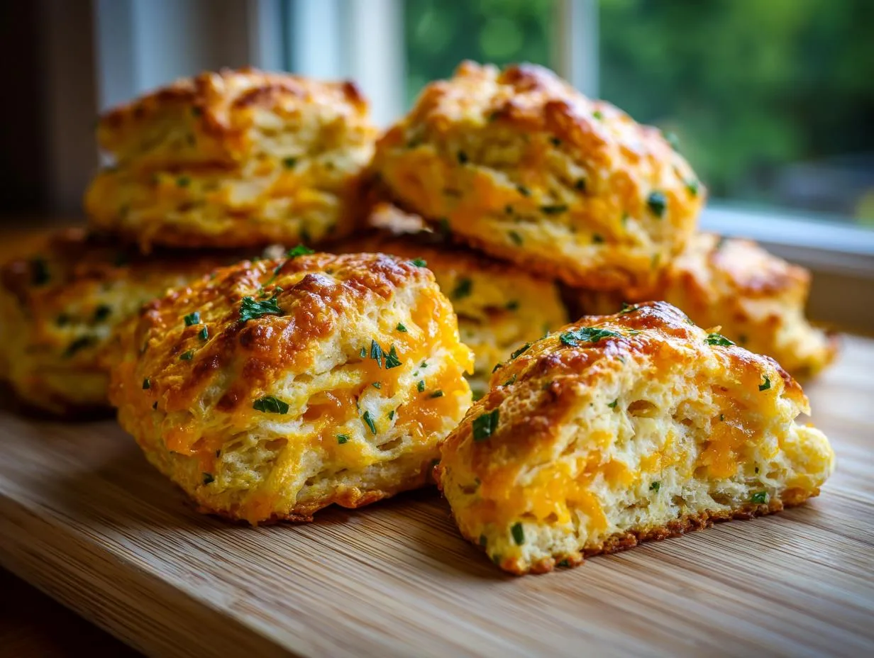 Irresistible Cheddar Herb Breakfast Biscuits in 40 Minutes