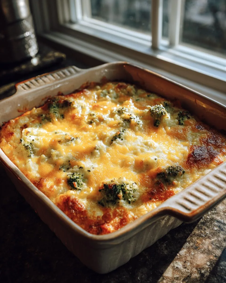 Cheesy Broccoli Rice Casserole - detail 4
