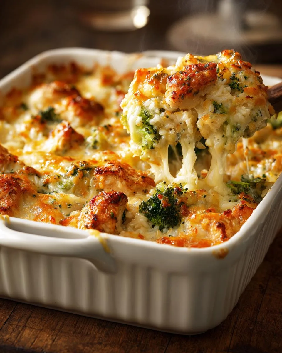 Cheesy Chicken Broccoli Rice Bake - detail 4