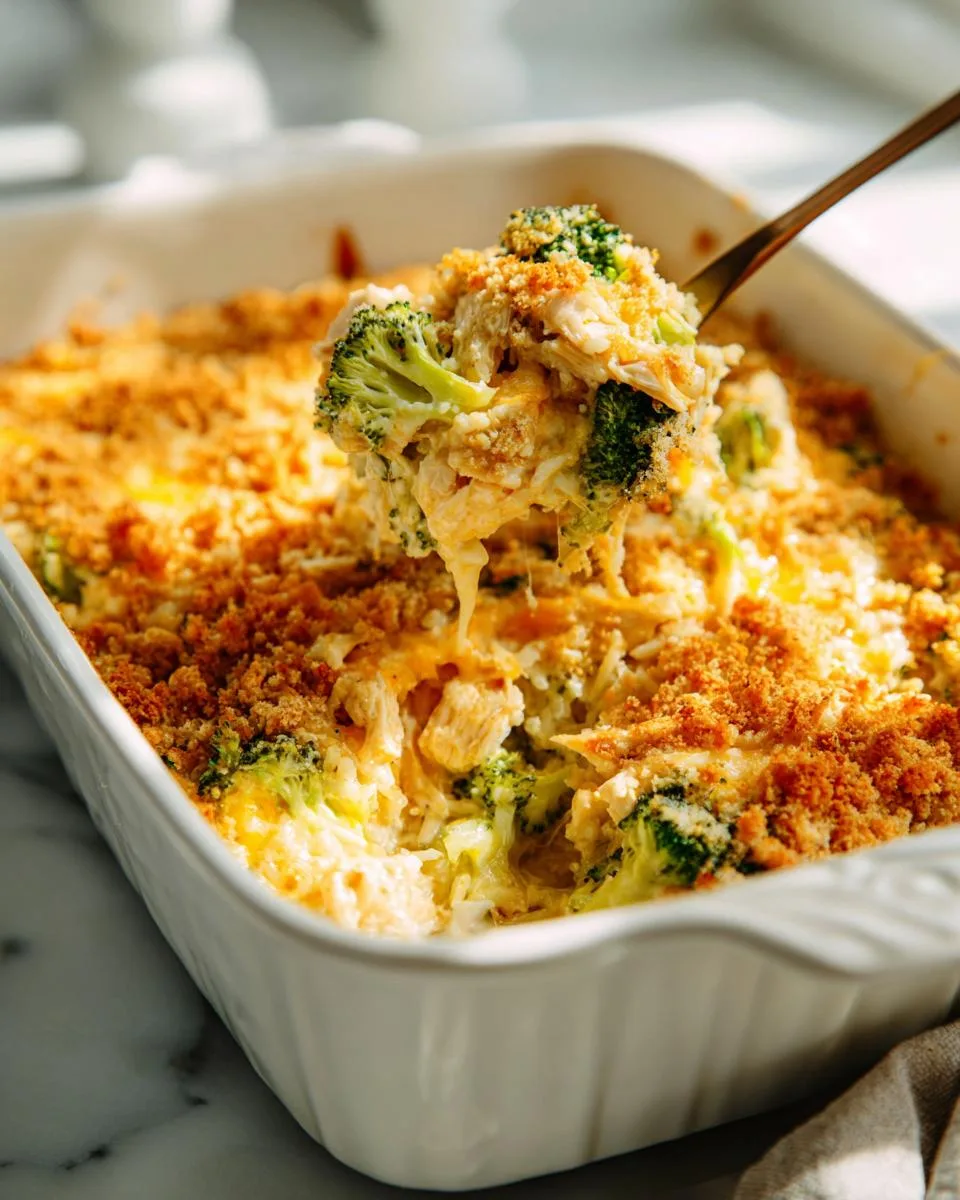 Cheesy Chicken Broccoli Rice Casserole - detail 2