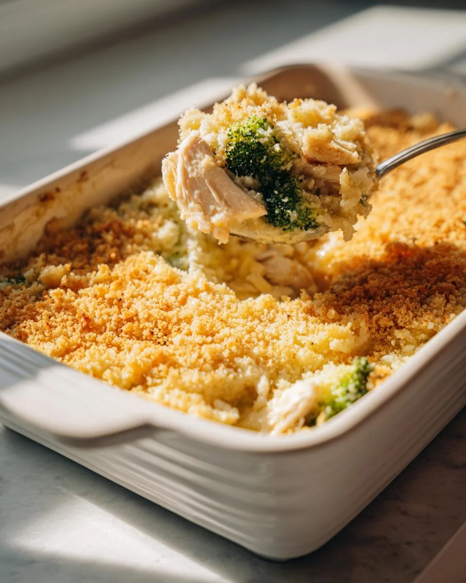Cheesy Chicken Broccoli Rice Casserole - detail 3