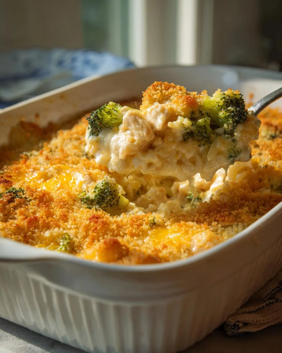 Cheesy Chicken Broccoli Rice Casserole - detail 4