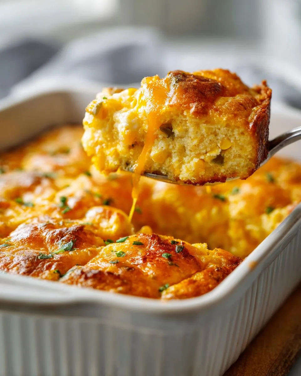 Cheesy Corn Casserole Recipe - detail 4