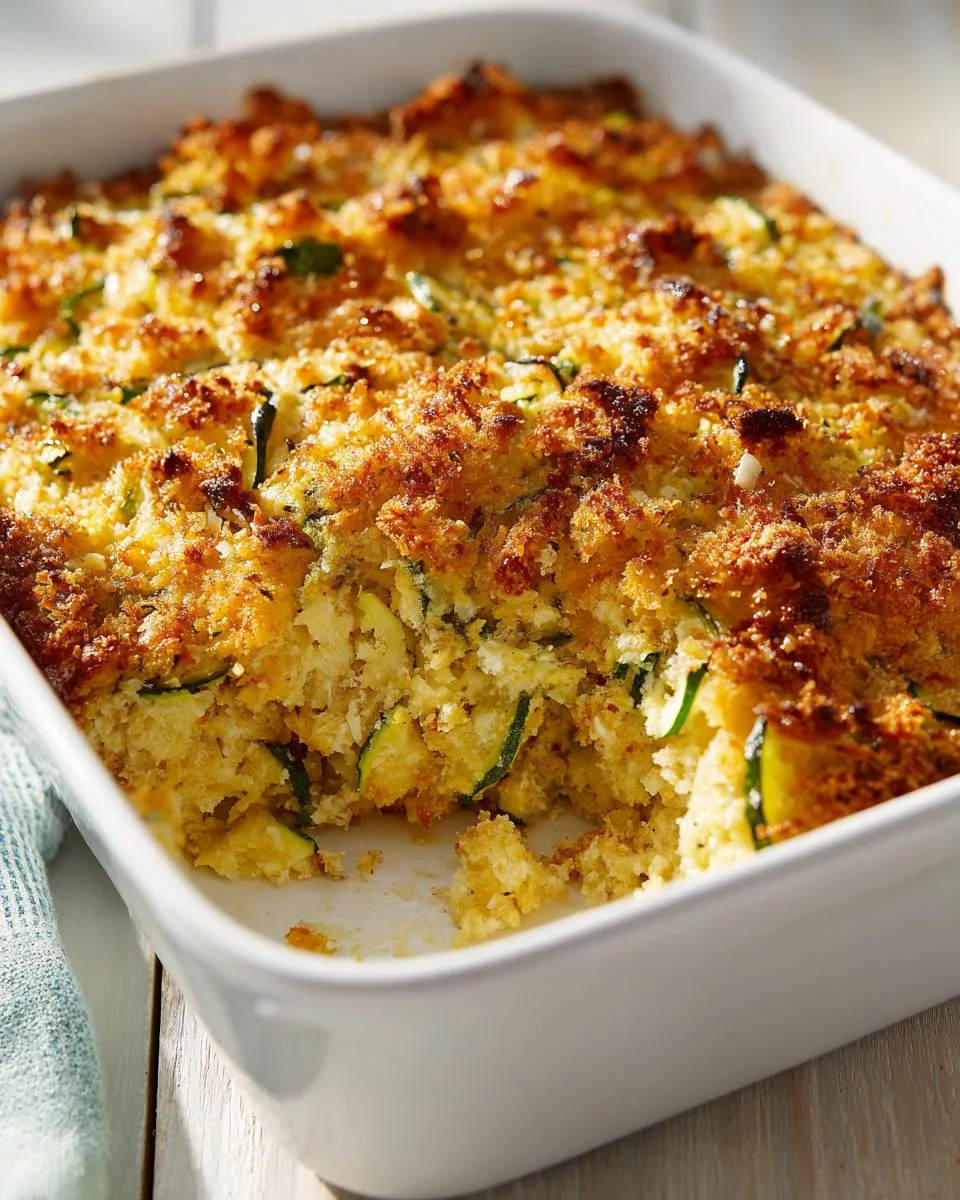 Cheesy Garden Zucchini Casserole - detail 4