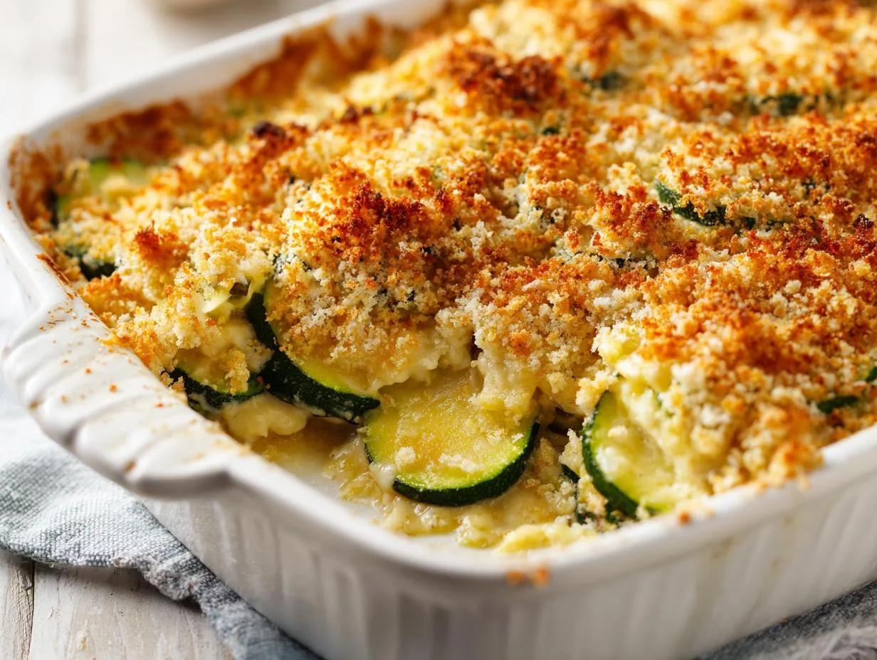 Irresistible Cheesy Garden Zucchini Casserole in 45 Minutes